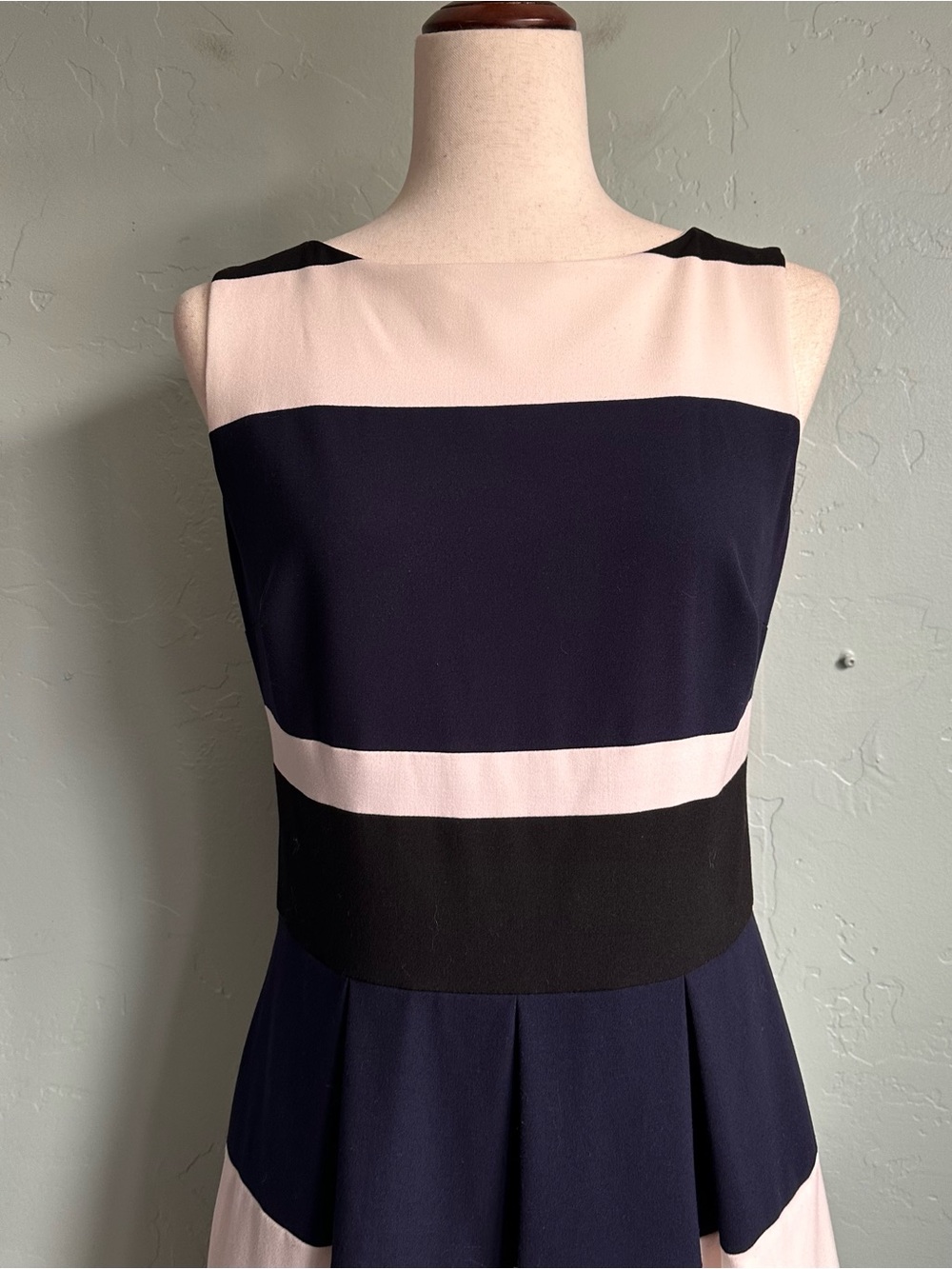 Ralph Lauren LRL Navy Striped Sleeveless Keyla Dress Size 6 EUC Classic Preppy - Picture 5 of 7